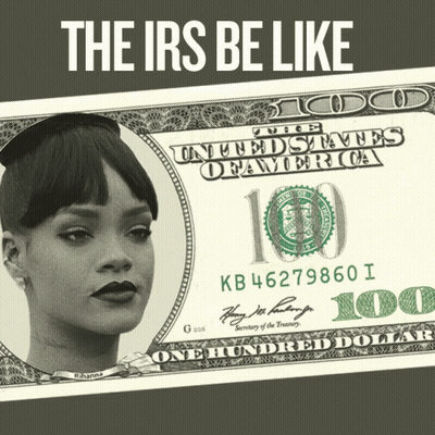 100 Dollar Bill With Woman GIF