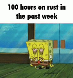 100 Hours On Rust In The Past Week GIF