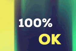 100 Percent OK Blurred Effects GIF