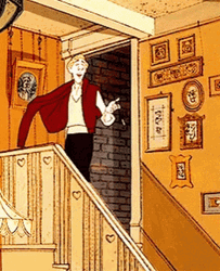 101 Dalmatians Roger Smoking GIF