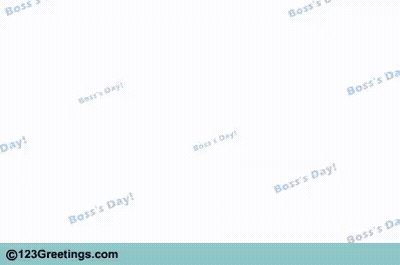 123Greetings Boss's Day Fun GIF