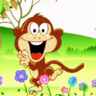 123Greetings Monkey Happy Songkran GIF
