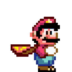16-Bit Mario Sticker GIF