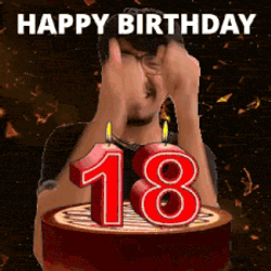 18 Birthday 18 Hbd GIF