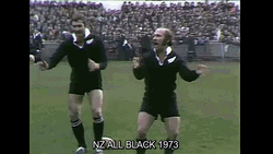 1973 New Zealand All Black Soccer Players GIF