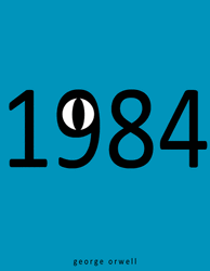 1984 George Orwell Eye Looking GIF