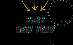 2022 New Year Arrow GIF