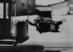 20s Buster Keaton Flying Stunt