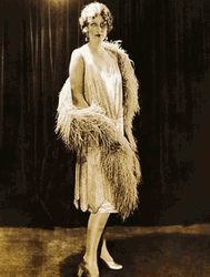 20S Flapper Fashion Outfit GIF