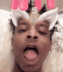 21 Savage Cat Meme GIF