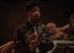 21 Savage With Girls On Car GIF