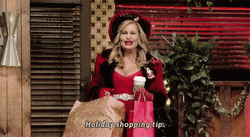 2BrokeGirls Sassy Holiday Shopping GIF