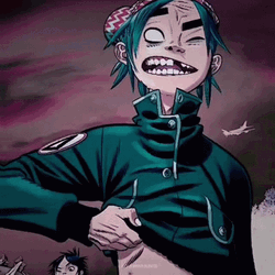 2D Gorillaz Slideshow Animation GIF