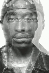 2Pac Shakur Picture Glitch Outlaw GIF