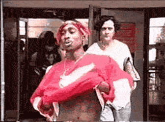 2Pac Tupac Shakur Weird Walk GIF