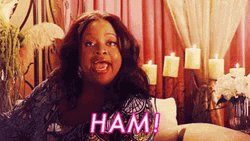 30 Rock Shouting Ham GIF