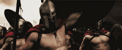 300 Battle In Battlefield GIF