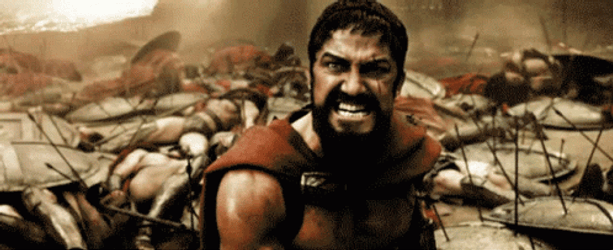 300 King Leonidas Ready To Fight GIF