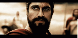 300 Leonidas Serious Face GIF
