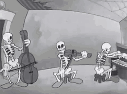 30s Skeletons Spooks Cartoon