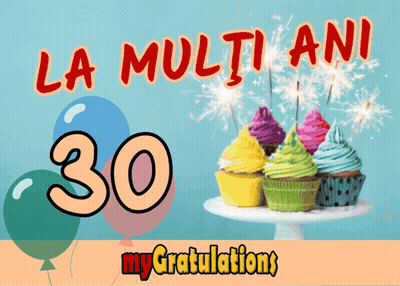 30Th Birthday Greeting Card GIF