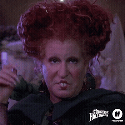 31 Nights Of Halloween Poster With Witch GIF