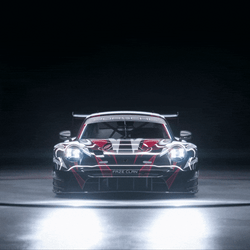 360 Degree View White And Red Porsche 911 GIF