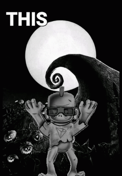 365 Days Left Till Next Halloween Sign GIF