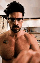 365 Days Michele Morrone Hot Wearing Glasses GIF