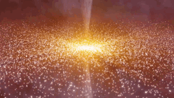 3D Animated Seamless Space Sphere Loop GIF