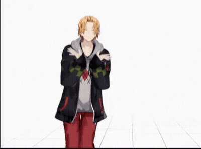 3D Boy With Hoodie And Red Pants GIF