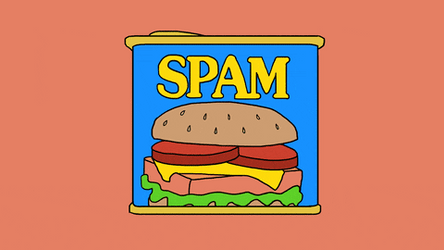 3D Cartoon Spam Can Model GIF