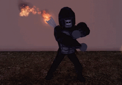 3D Gorilla Monkey Dance Kung Fu GIF