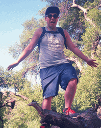 3D Hiking Weird Pose GIF