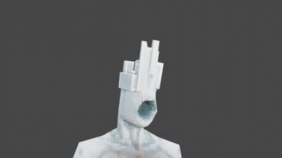 3D Man With Crown