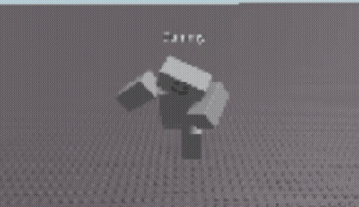 3D Minecraft Character Smiling GIF
