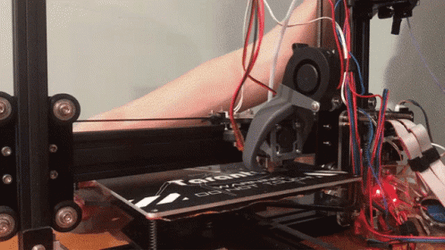 3D Printing Purple Groot GIF