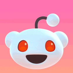 3D Reddit Icon Skibidi Bop GIF