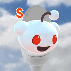 3D Reddit Icon Skibidi Bop Toilet GIF
