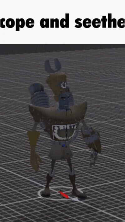 3D Robot Cope And Seethe GIF