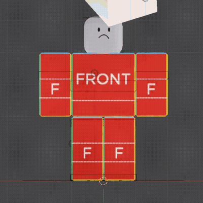 3D Robot With Front On Shirt GIF