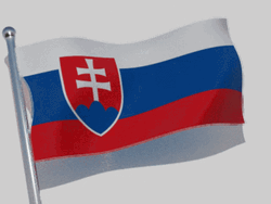 3D Slovakia Flag Waving  GIF