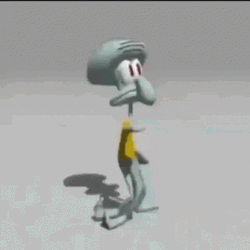3D Squidward Dancing GIF