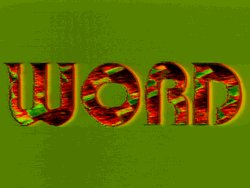 3D Word Art Jorts GIF