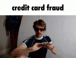 3Kliksphillip Tossing Credit Cards GIF