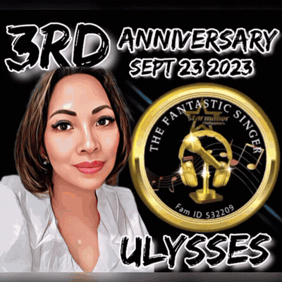 3Rd Anniversary Of The Fantastic Singer Ulysses GIF
