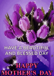 4 Day Weekend Purple Flowers GIF