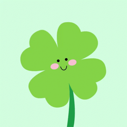 4 Leaf Clover Blush GIF