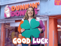4 Leaf Clover Dunkin Donuts GIF