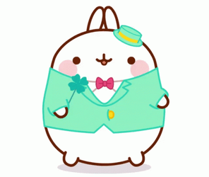 4 Leaf Clover Molang GIF